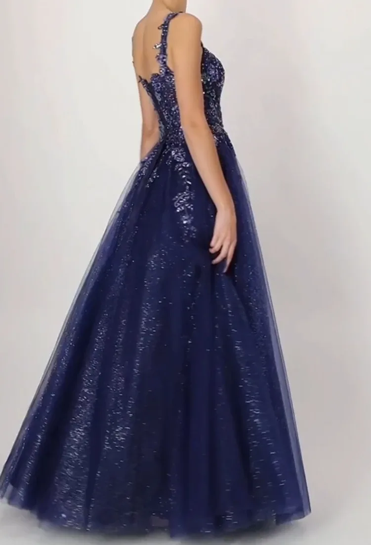 Navy Dress - Candy Prom & Evening image indicator(2)