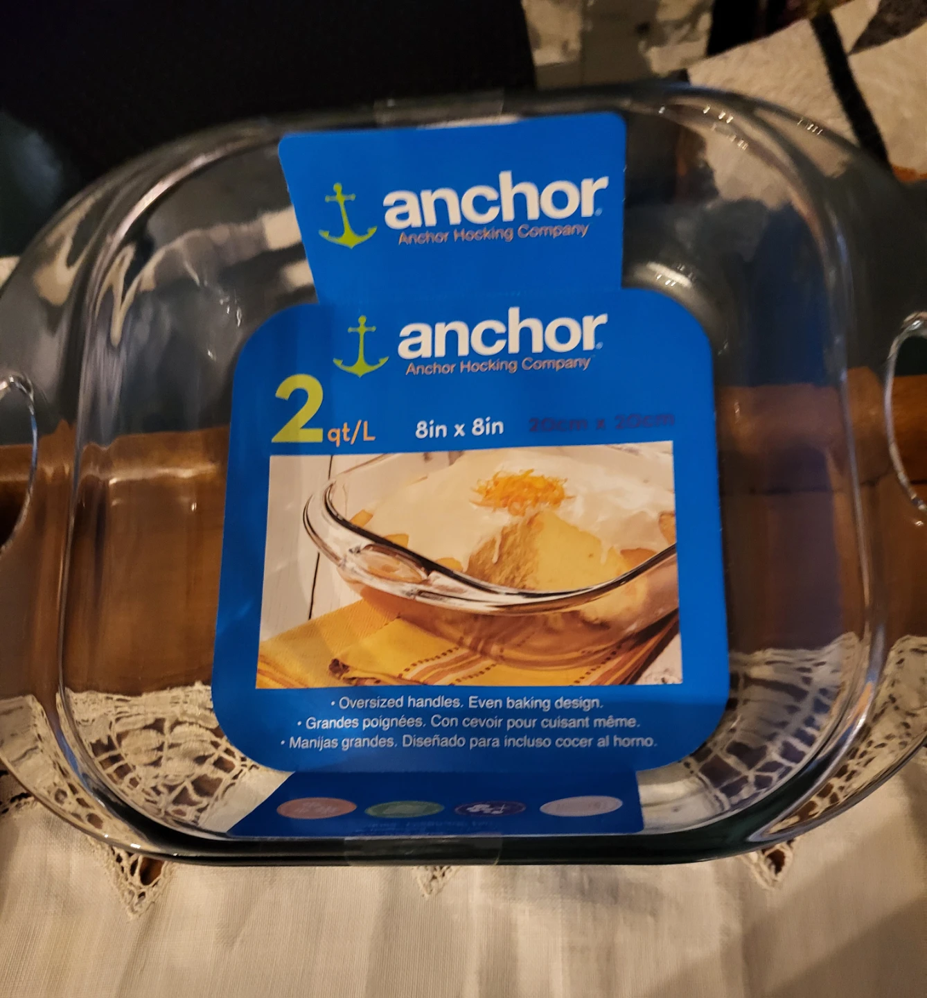 Anchor Hocking 8x8in Baking Dish - New
