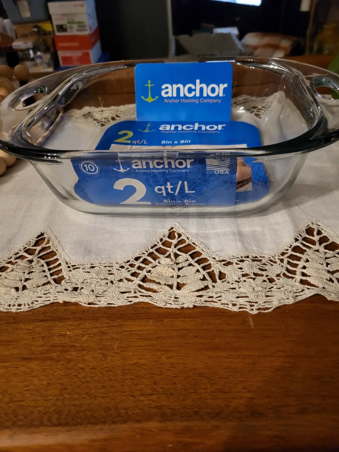 Anchor Hocking 8x8in Baking Dish - New image indicator(2)