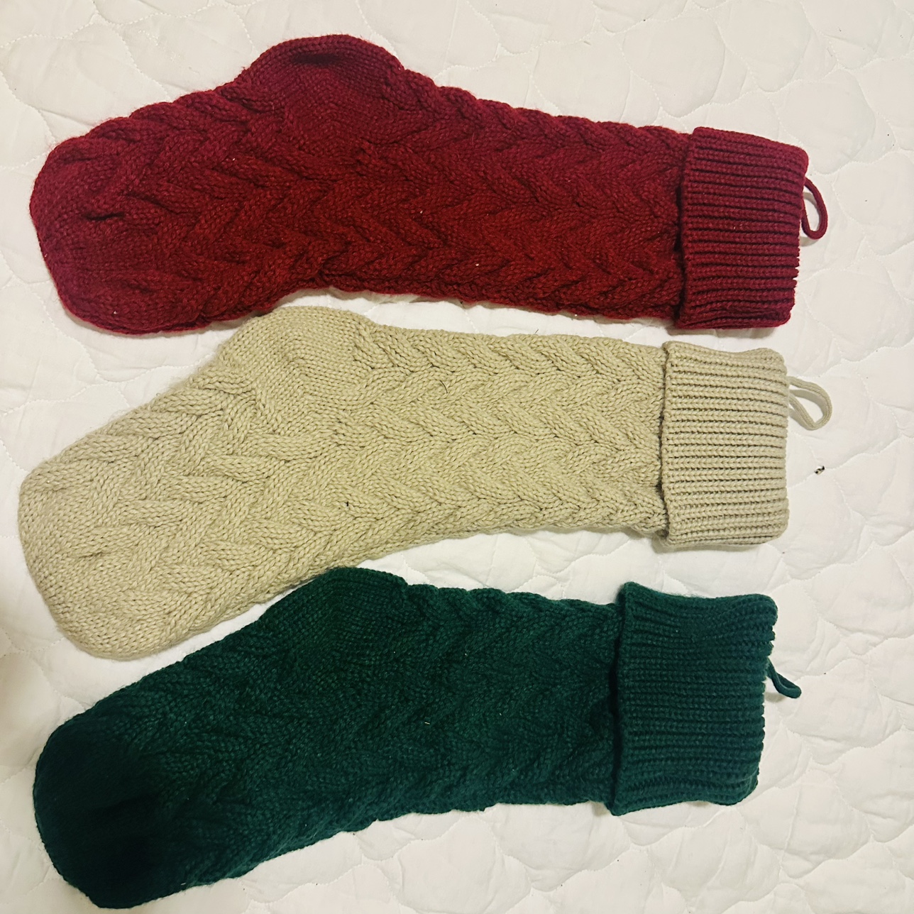 Christmas knitting hanging socks - photo 4