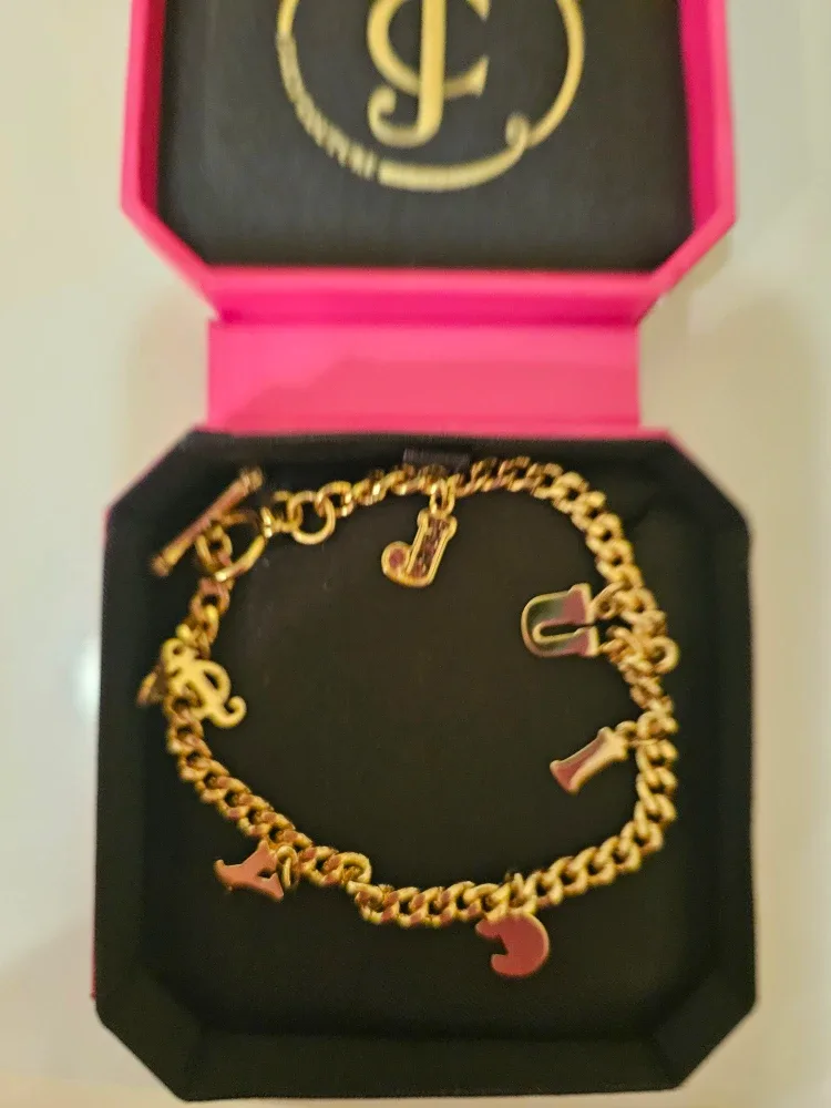 Juicy Couture Charm Bracelet with Box