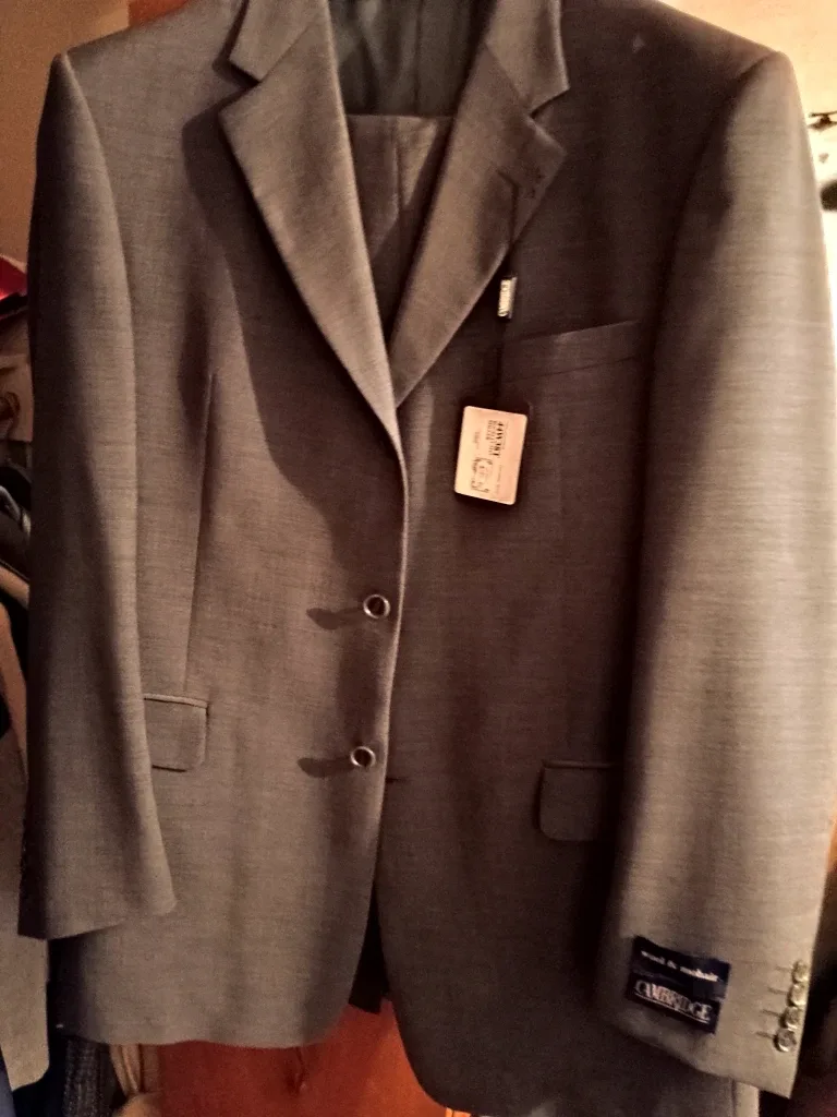 Cambridge Wool Suit(S)- Grey/Blue image indicator(2)