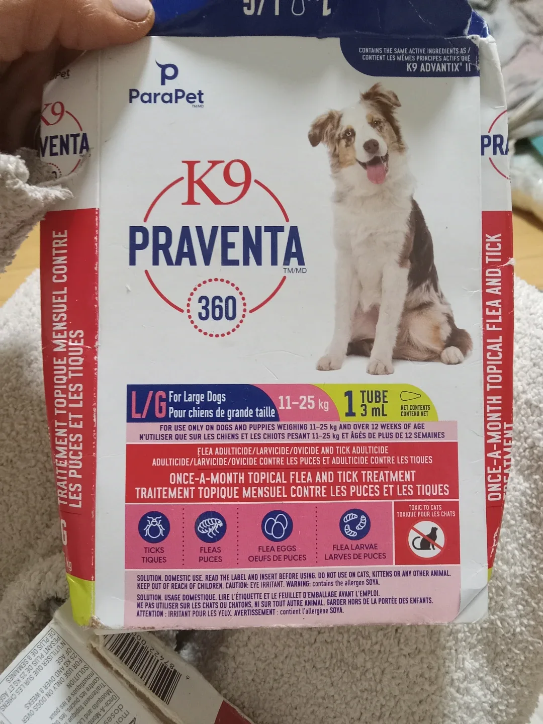 K9 Praventa 360 Topical Flea & Tick Treatment image indicator(2)