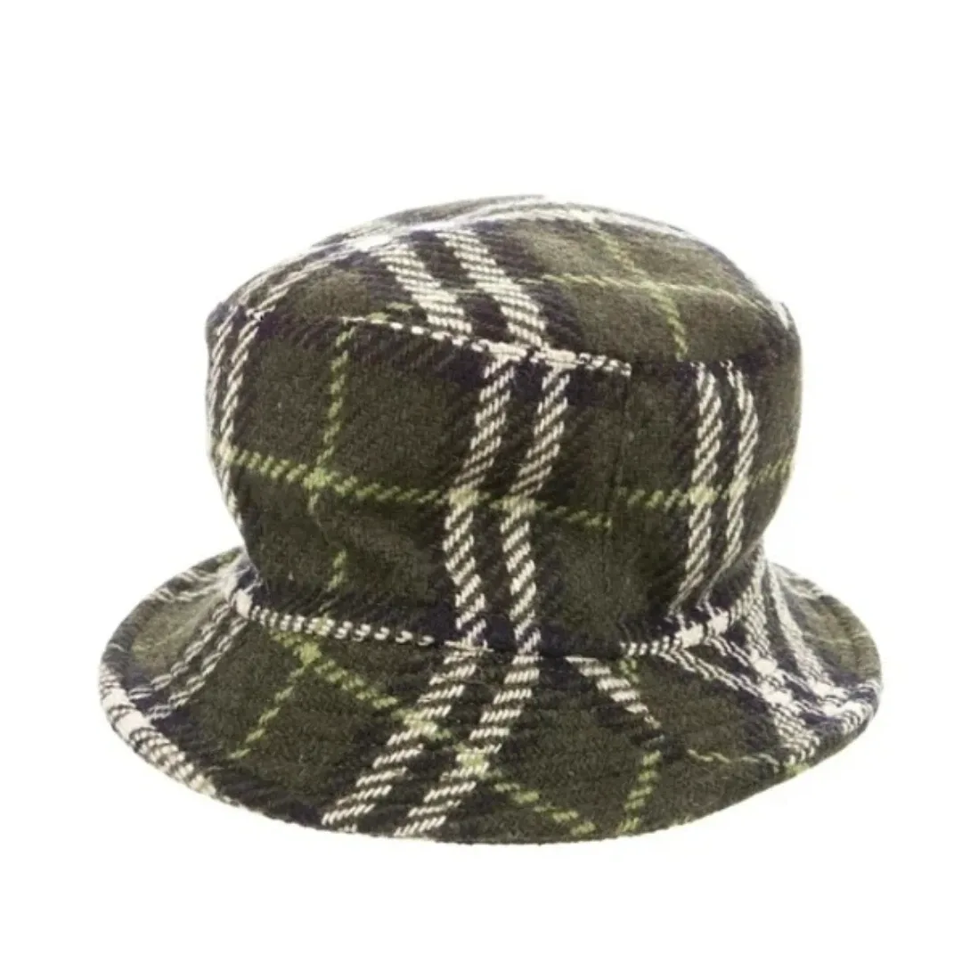 BURBERRY LONDON Check Patterned Wool Bucket Hat image indicator(8)