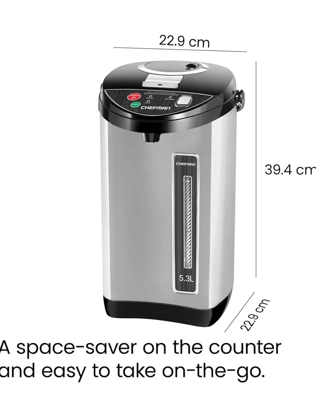 Chefman 5.3L Hot Water Pot image indicator(2)