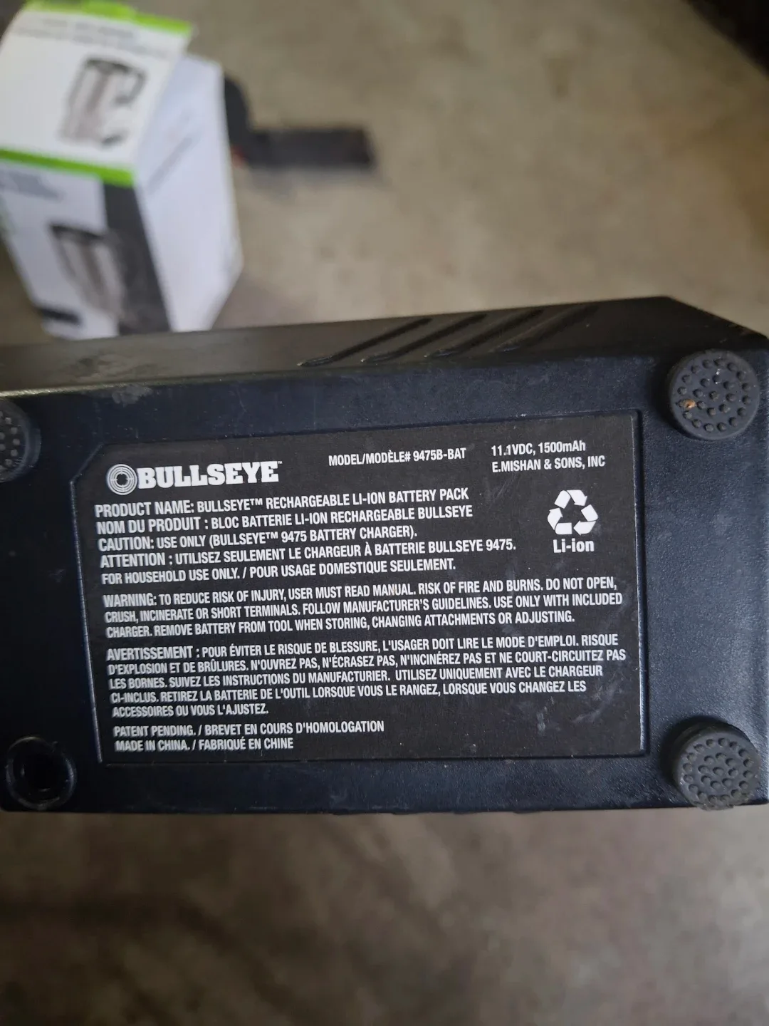 Bullseye 9475B-BAT Rechargeable Inflator image indicator(2)