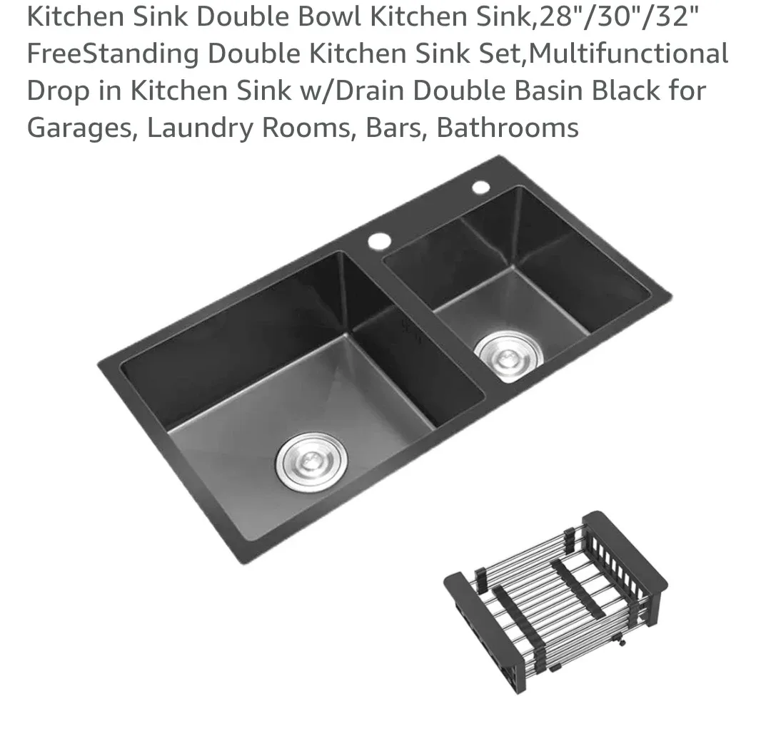 Stainless Steel Double Kitchen Sink image indicator(9)