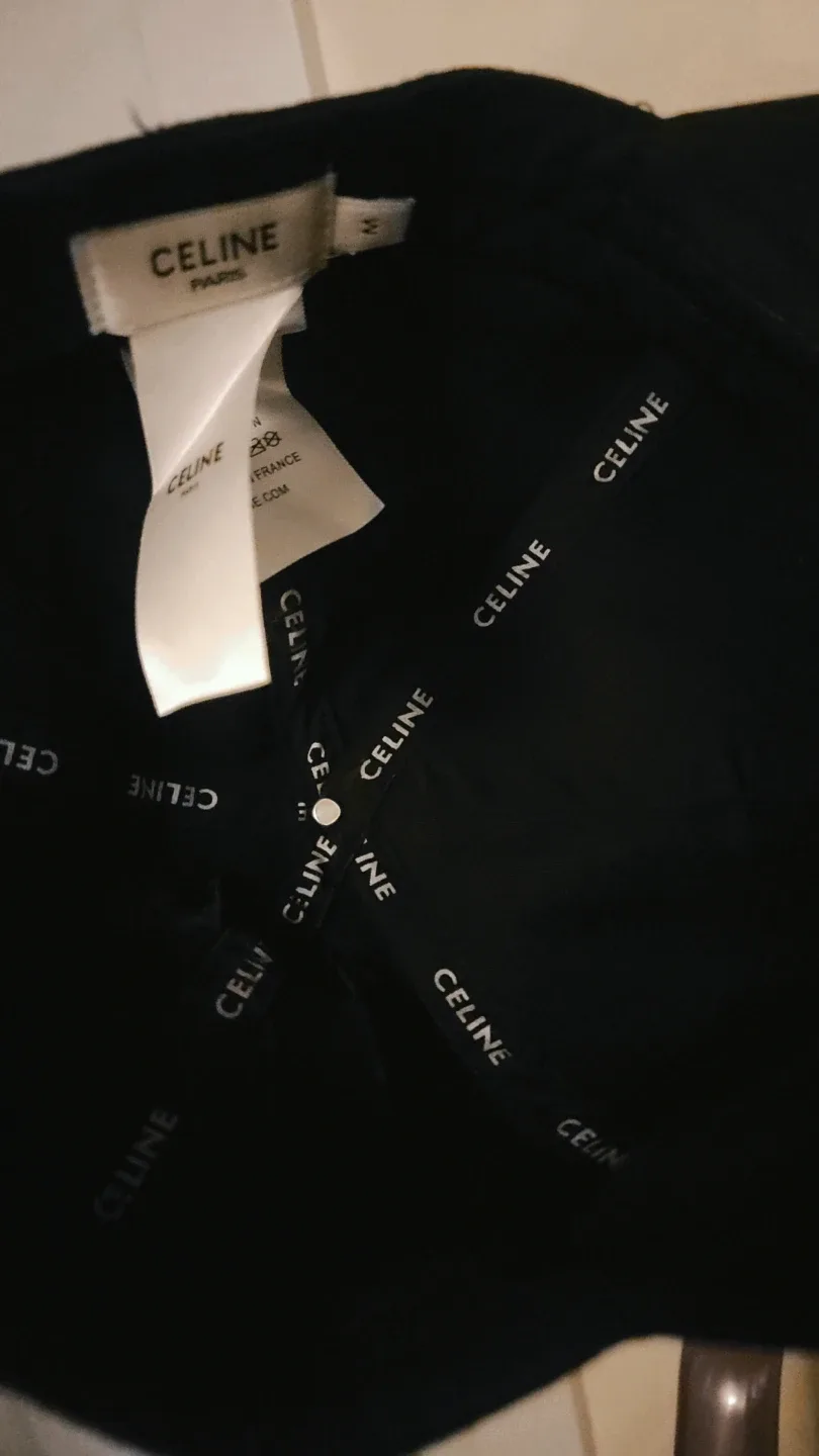 Celine Paris Black Baseball Cap image indicator(2)
