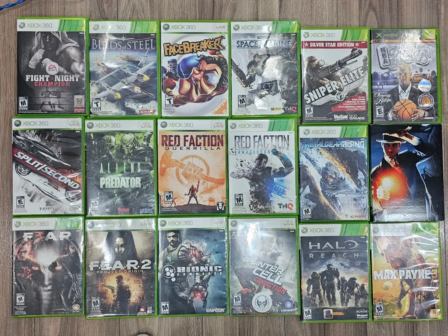 Xbox 360 Games from collector image indicator(2)