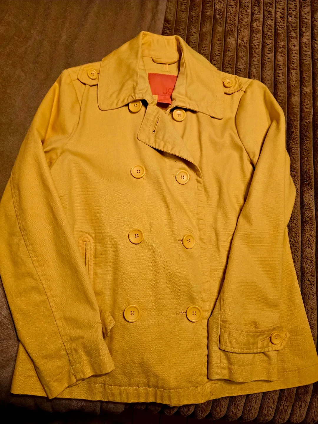 Joe Fresh Yellow Double Breasted Jacket image indicator(2)