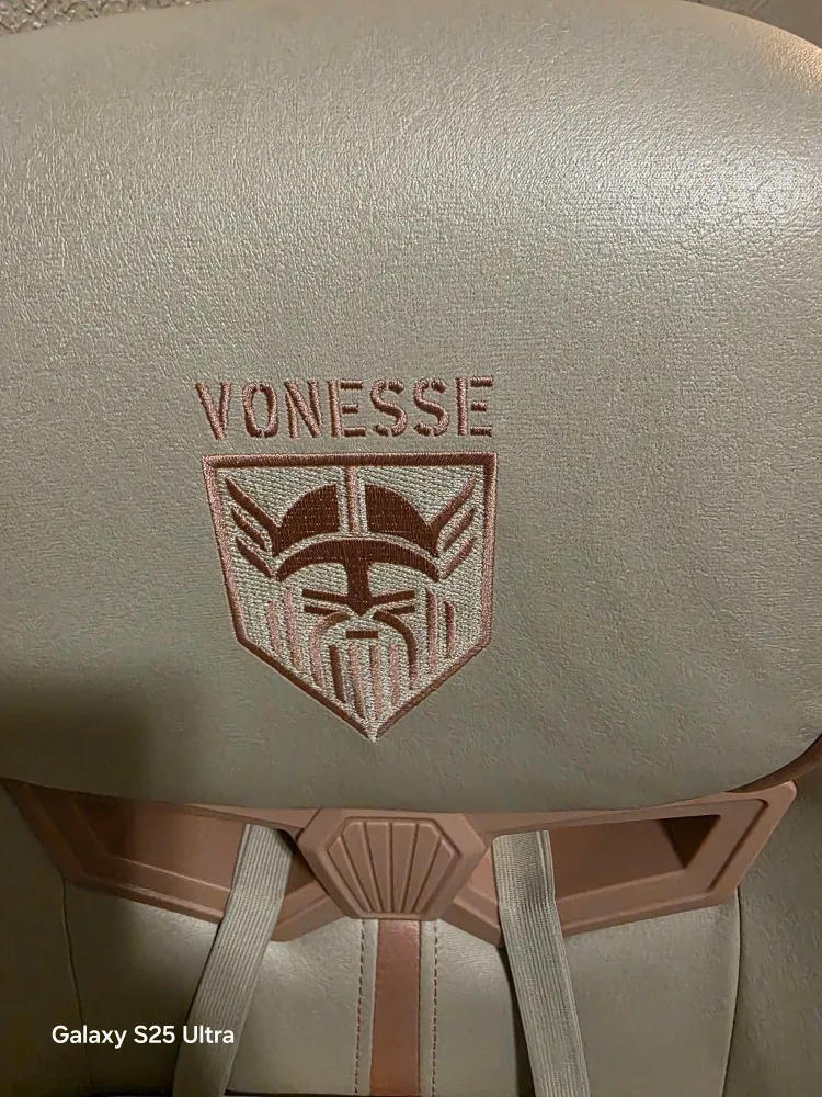 Voness Gaming Chair - White & Pink image indicator(2)