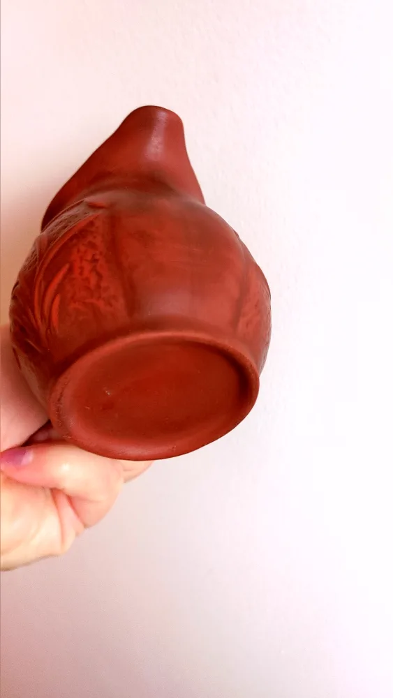 Brown Clay Pottery Pitcher image indicator(3)