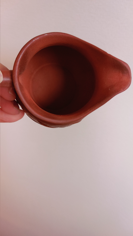 Brown Clay Pottery Pitcher - photo 5