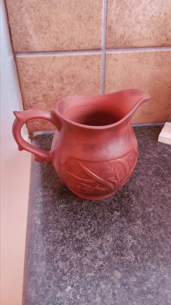 Brown Clay Pottery Pitcher image indicator(7)