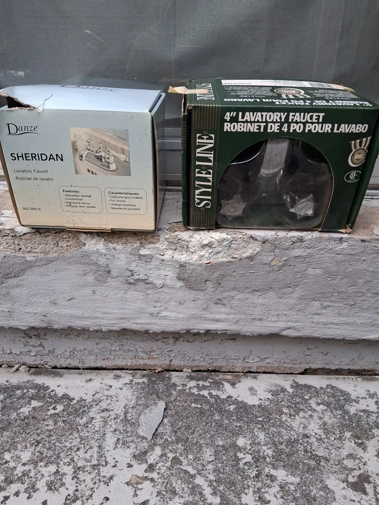 Danze Sheridan Lavatory Faucet & Style Line Faucet