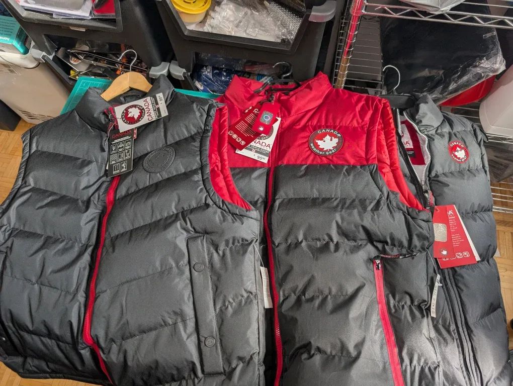 Canada Weather Padded Vests BRAND NEW