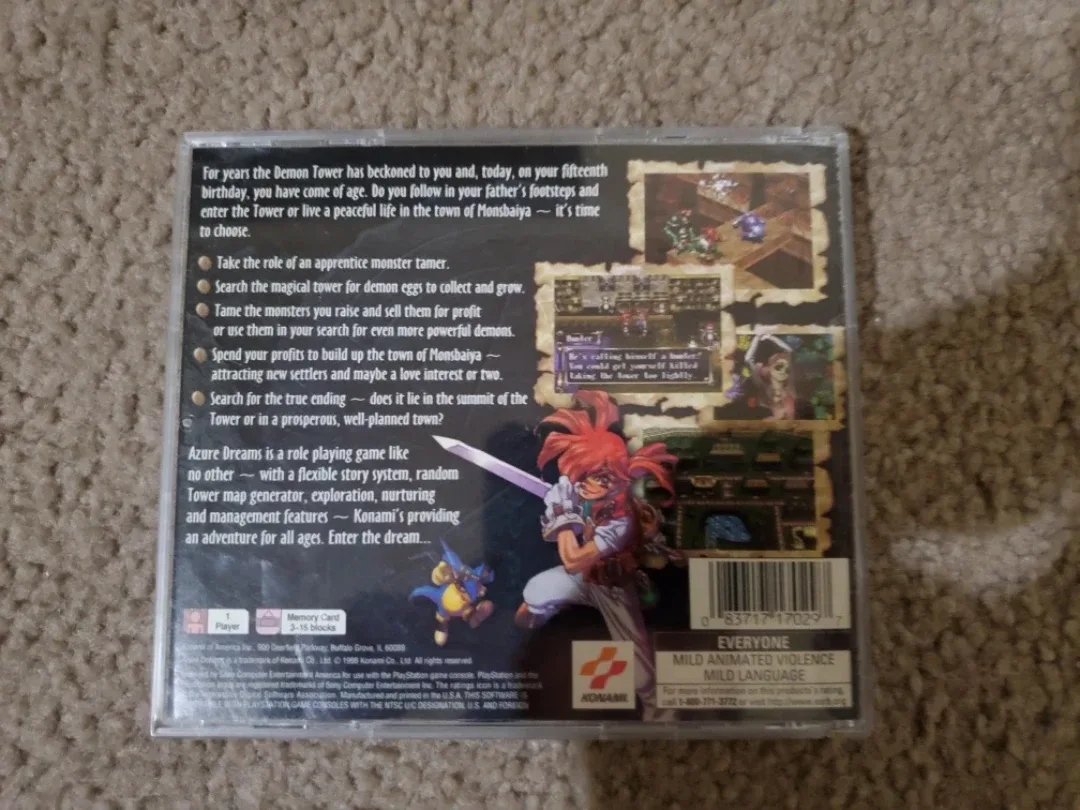 Azure Dreams for PlayStation (PS1) image indicator(2)