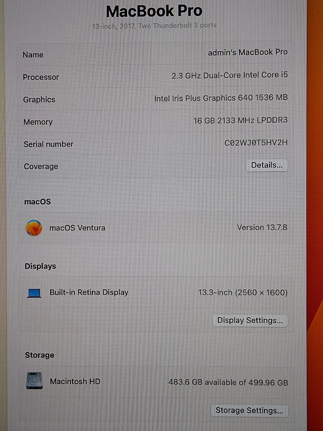 MacBook Pro 13-inch, 2017 image indicator(4)