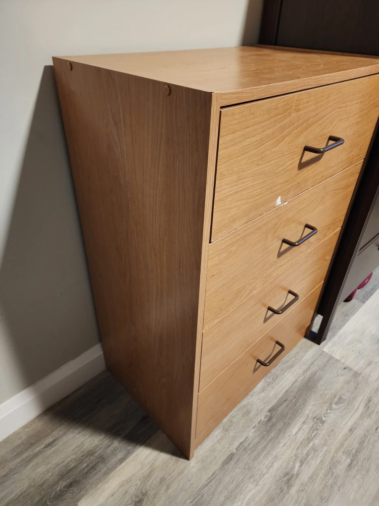 Wooden 4-Drawer Dresser - photo 2