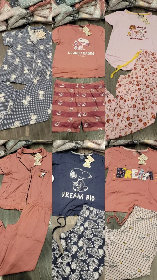 Snoopy Pajama Set - Ladies sizes small, medium,  Large, X-Large