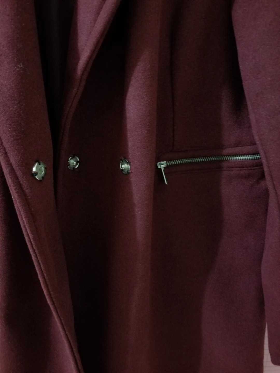 Kenneth Blake Burgundy Coat - Size L/G - photo 3