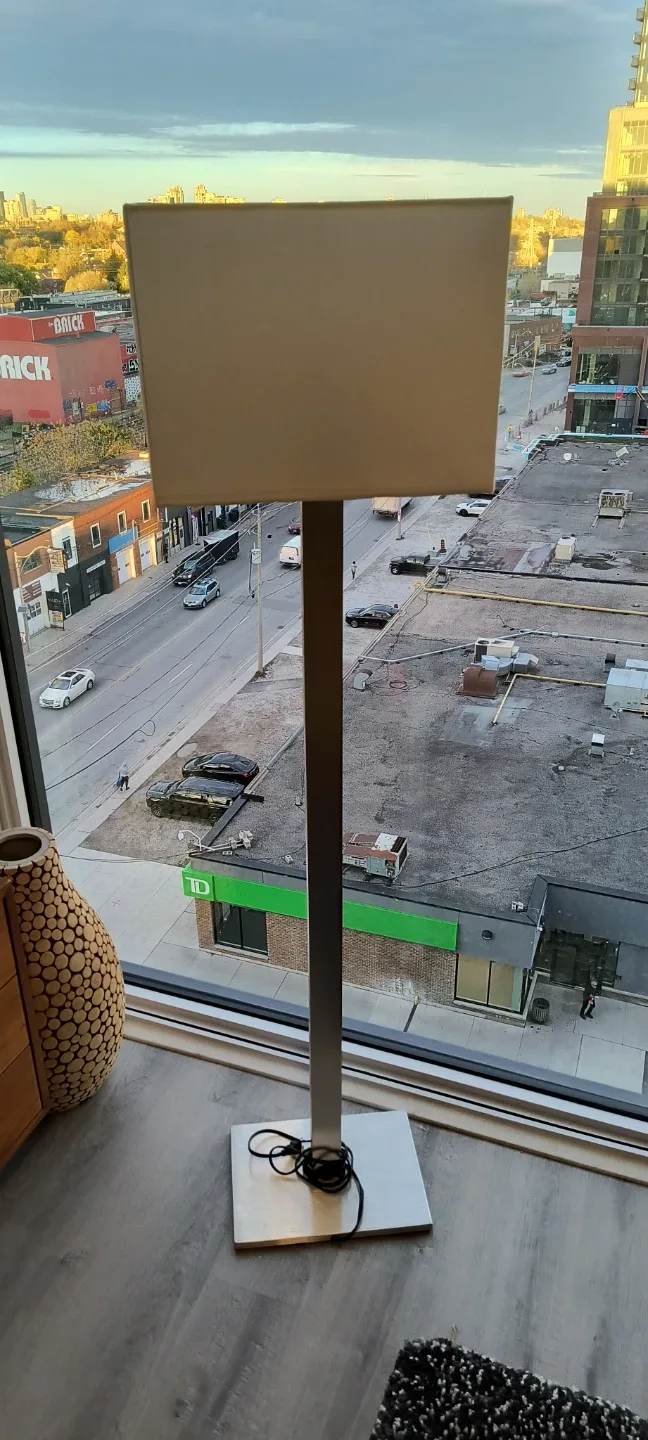 Tomelilla Modern Floor Lamp with Square Shade image indicator(4)