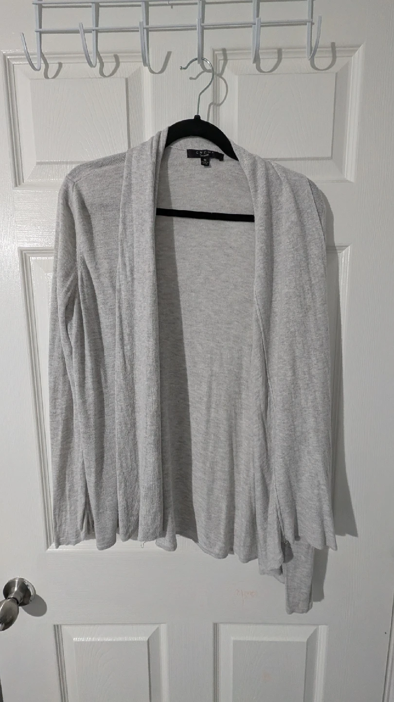 Cygne Grey Cardigan - Size 1X
