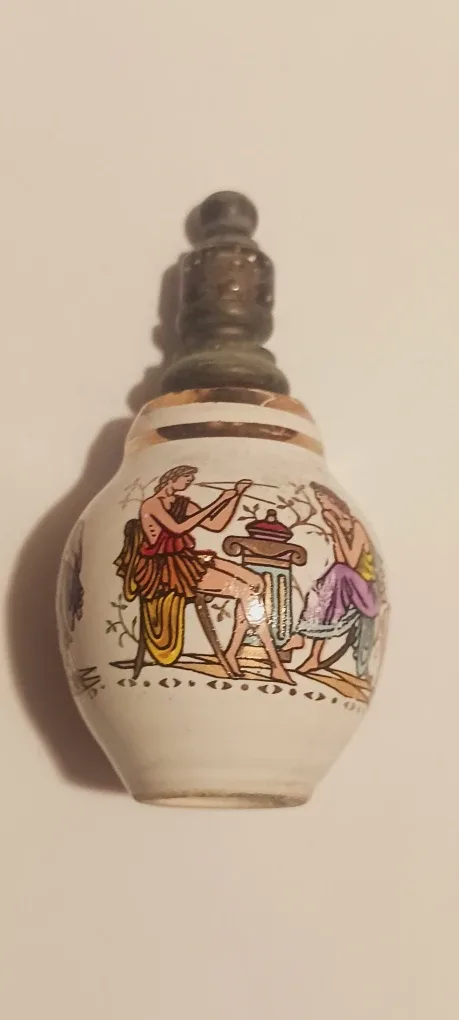 Cute Vintage Ceramic Ancient Greek Design perfume bottle image indicator(2)