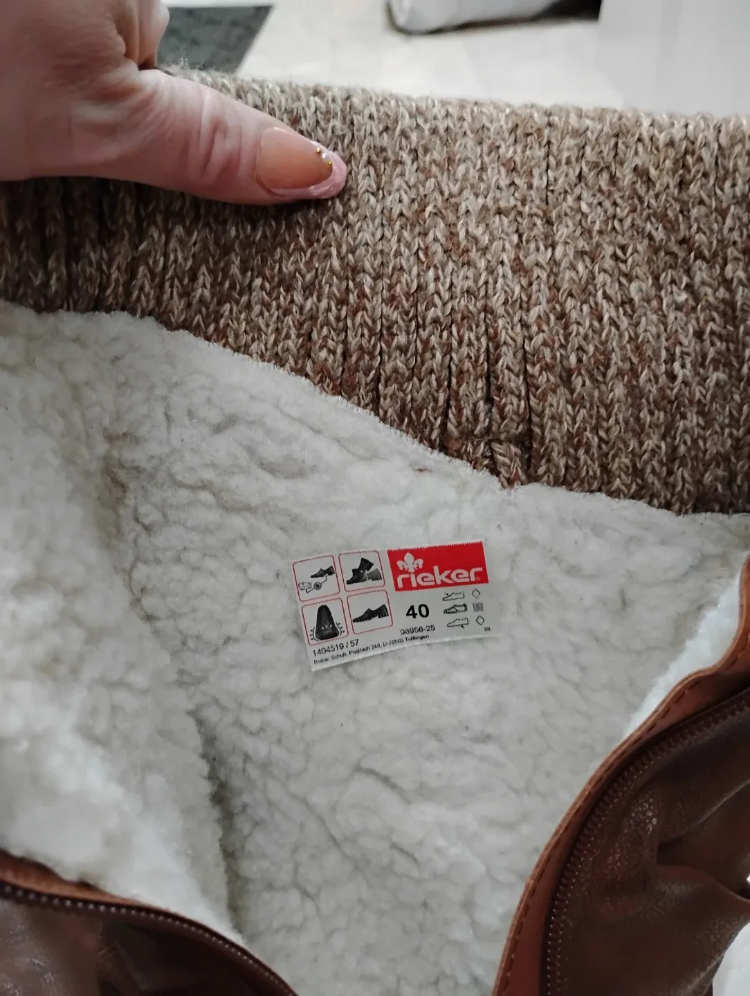 Rieker Brown Boots - Size 40 image indicator(4)