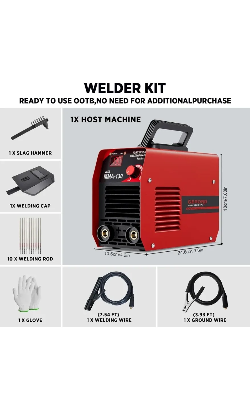 New GERORD Mini Welder Machine image indicator(3)