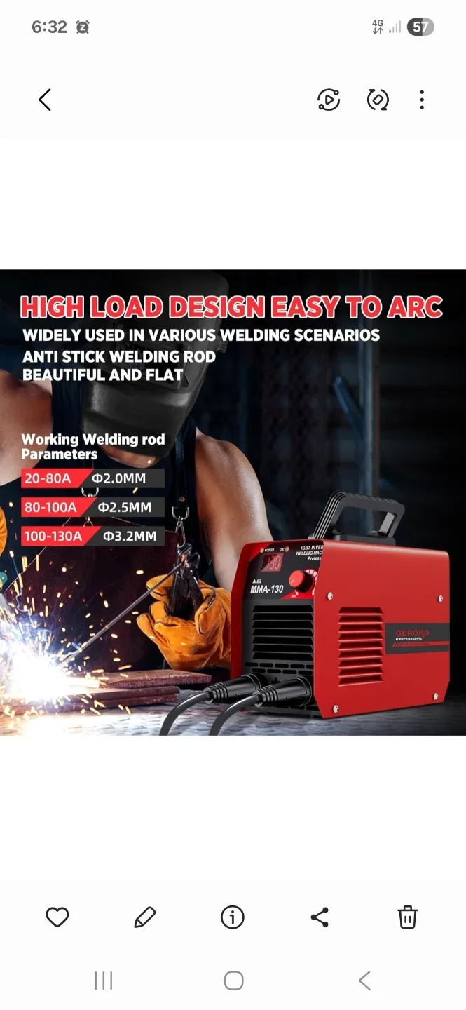 New GERORD Mini Welder Machine image indicator(7)