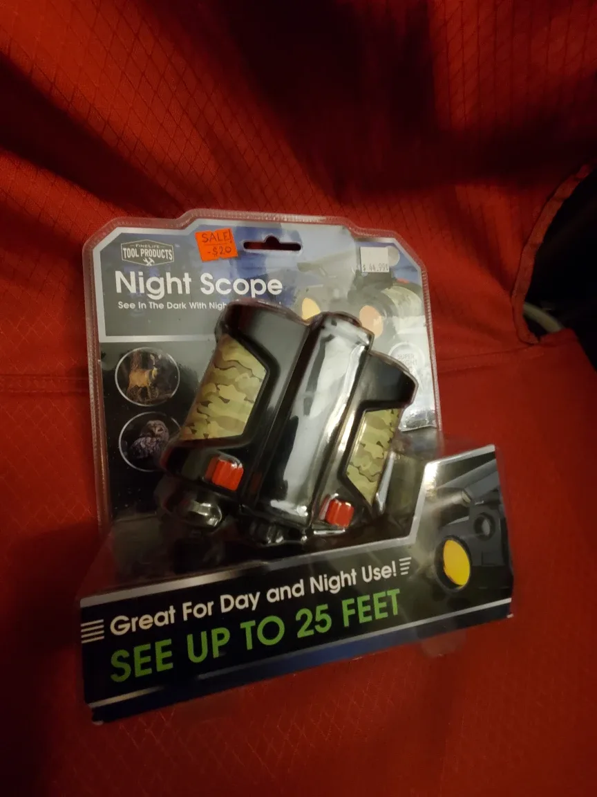 Night Scope (See in dark night beam vision)