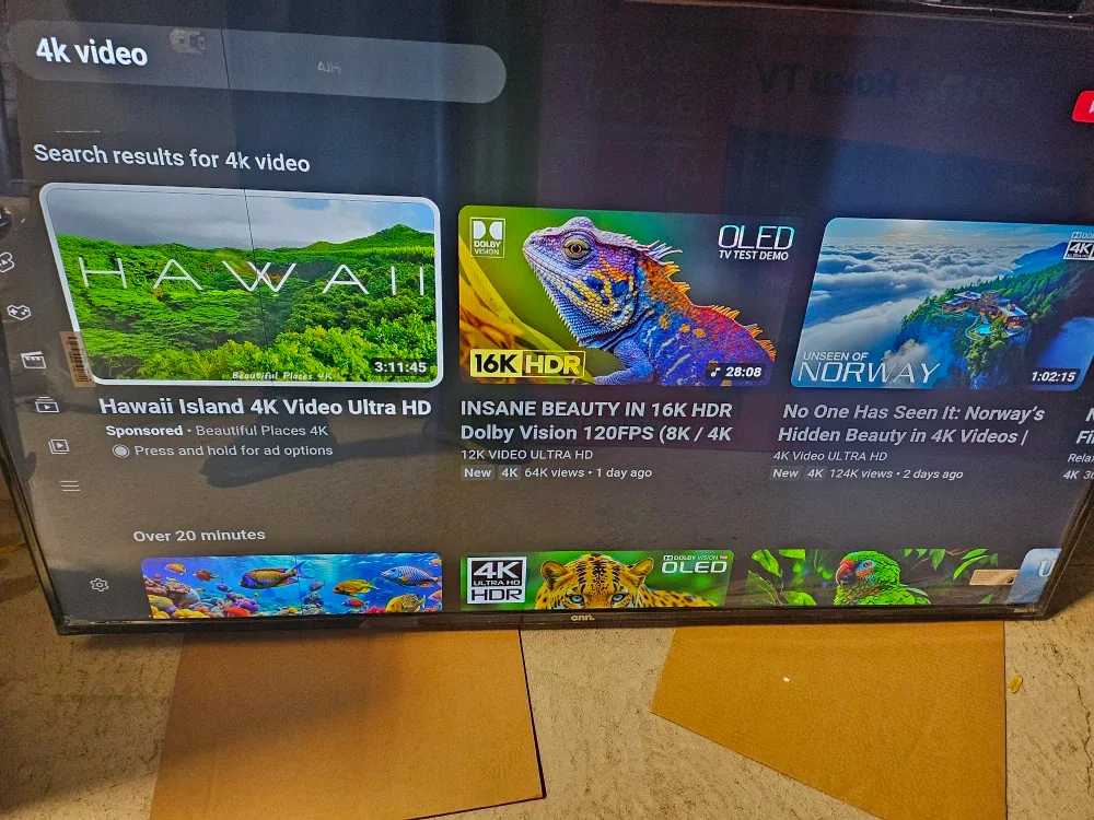 NOT NEGOTIABLE! 55" ONN 4K SMART ROKU TV! $135 image indicator(7)