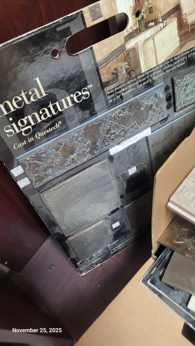 Assorted Tile Lot - Metal Signatures image indicator(2)