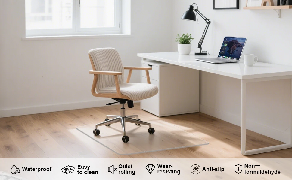 NEW Office Chair Mat for Hardwood Floor - 28"X30"