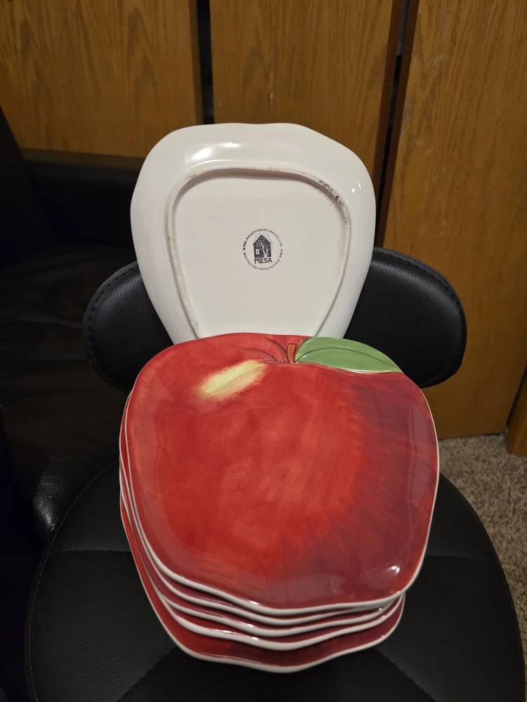 Apple Shaped Dinner Plates set 9 - photo 2