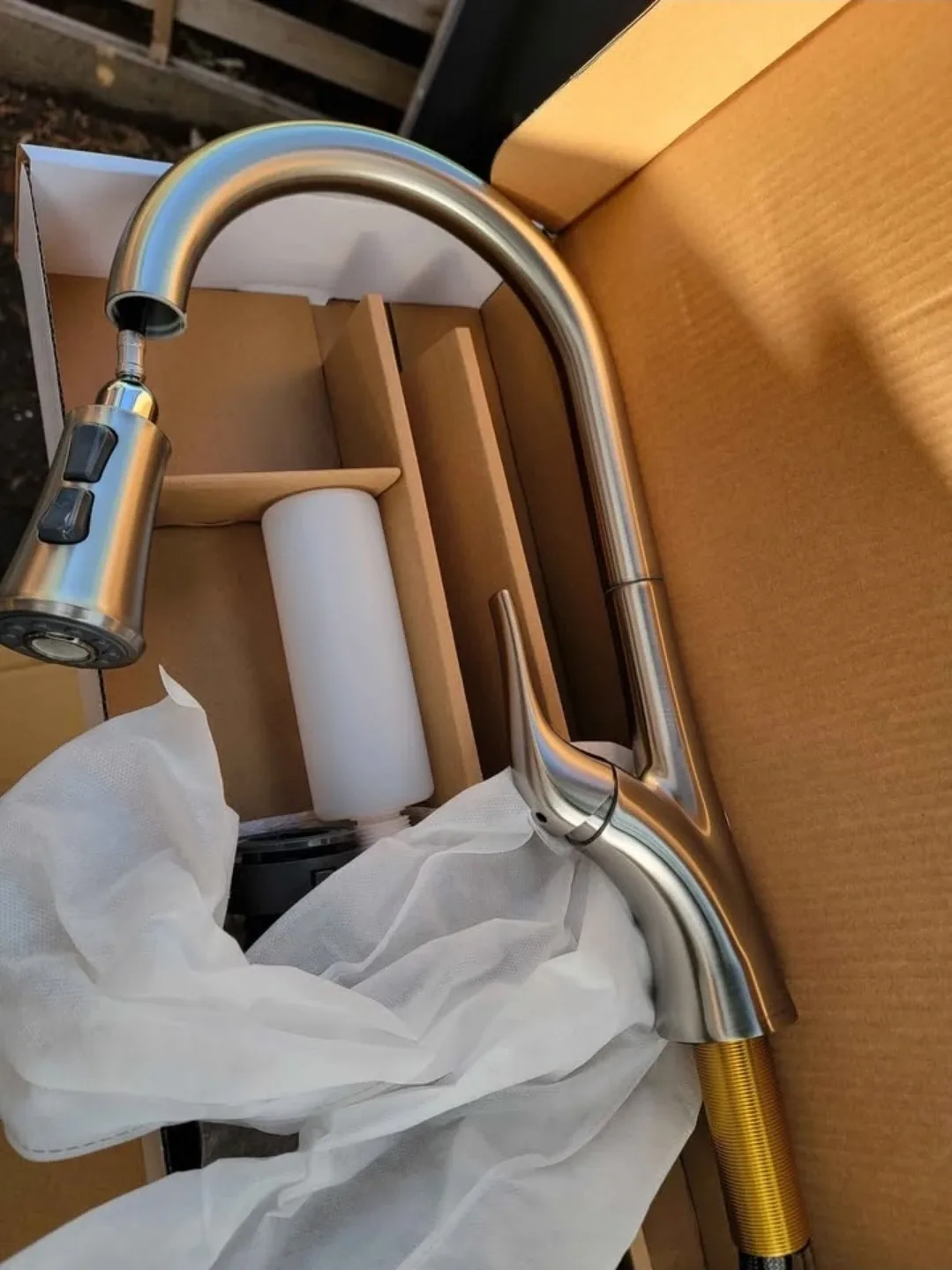 Stainless Steel Kitchen Sink 33" x 22" x 9" image indicator(6)