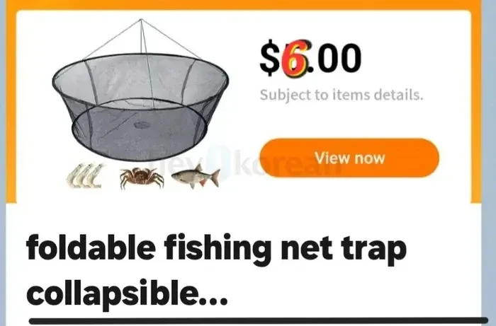 Foldable Fishing Net Trap,bait cage