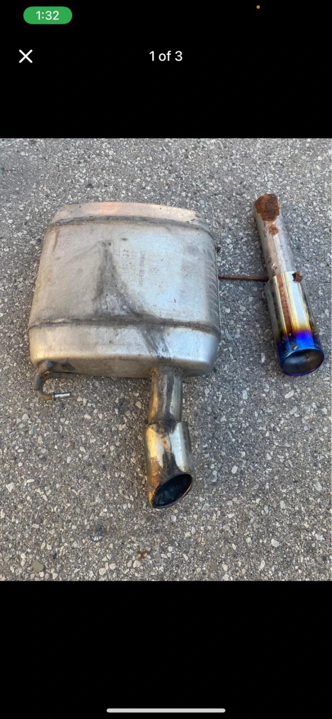 Used Car Muffler and Exhaust Tip