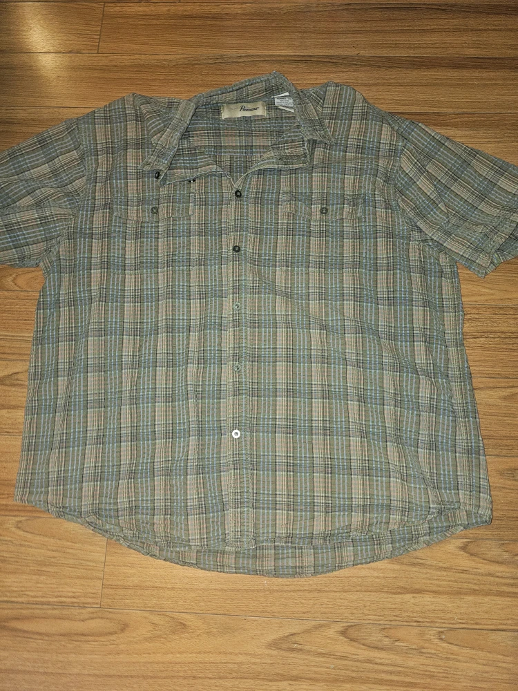 Penmans Plaid Button-Up Shirt - Men's XL