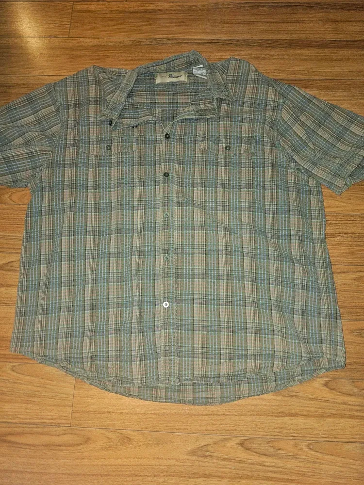 Penmans Plaid Button-Up Shirt - Men's XL