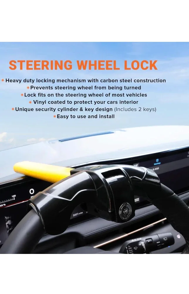 Armor All Steering Wheel Lock - Anti Theft image indicator(4)