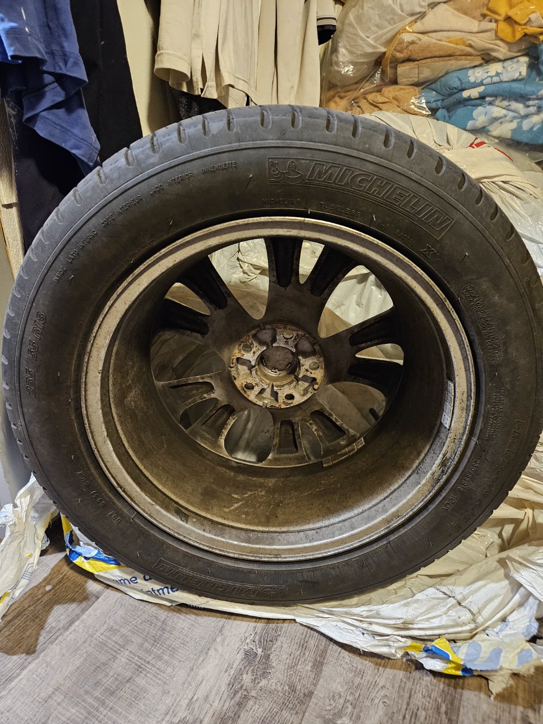 4x 18-inch Ford Rims & Michelin Pilot Sport A/S 3+ (5x108) - photo 5