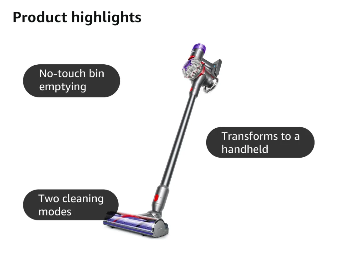Dyson V8 Cordless Stick Vacuum Cleaner 🥕 image indicator(5)