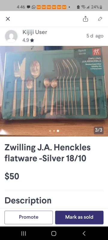 Zwilling J.A. Henckels Flatware Set - Silver 18/10