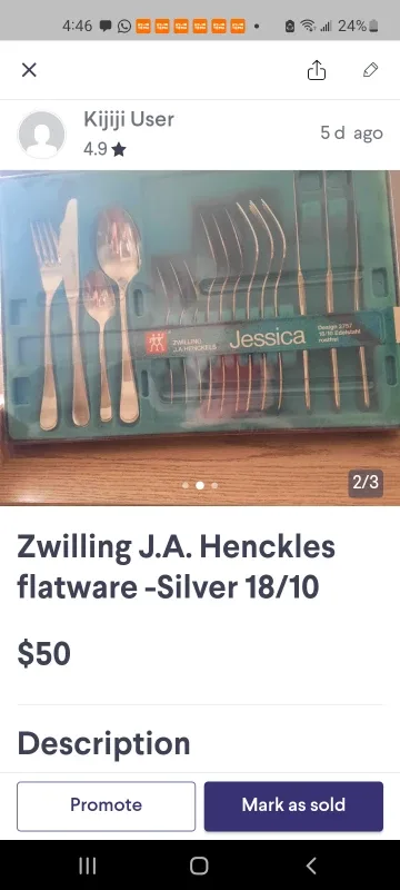 Zwilling J.A. Henckels Flatware Set - Silver 18/10 image indicator(2)