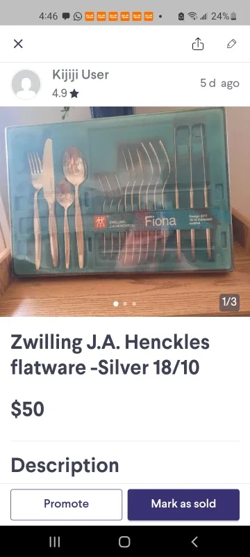 Zwilling J.A. Henckels Flatware Set - Silver 18/10 image indicator(3)