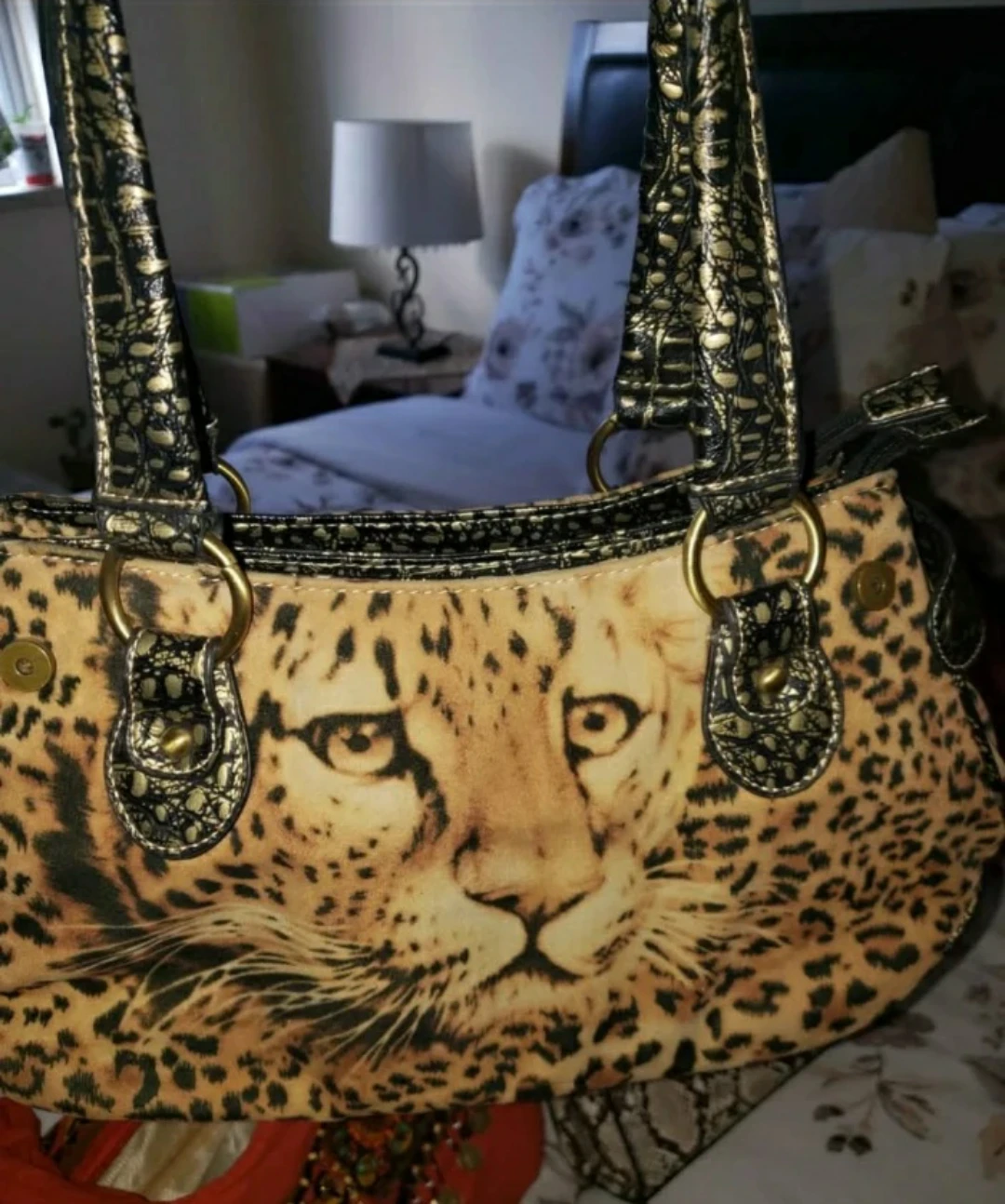 Leopard Print Shoulder Bag - photo 2