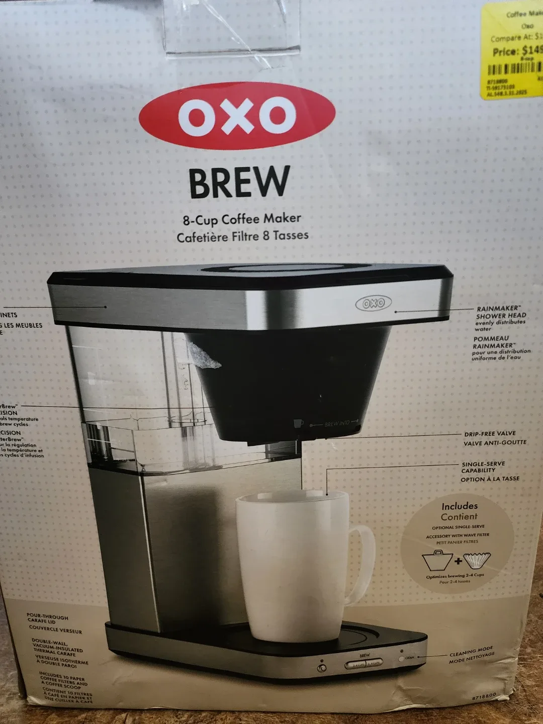 OXO Brew 8-Cup Coffee Maker