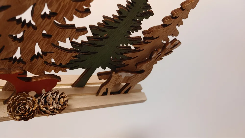 Wooden  Forest Scene Decoration New image indicator(5)